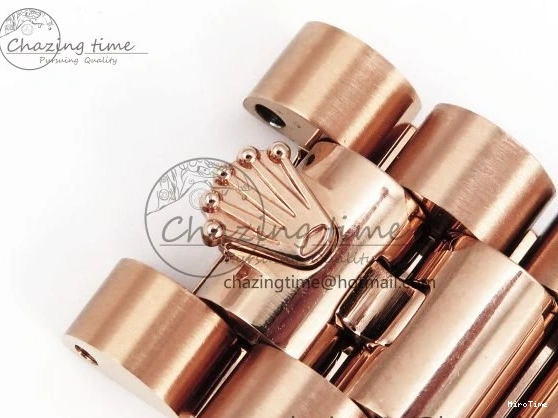 MiroTime 0321 ZipUp Day Date 36 RG TWSF Best Edition Blue Roman Diamonds Dial Diamonds Bezel on RG Bracelet A 1607